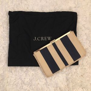 J.Crew Straw Clutch
